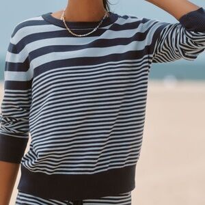 NEW Beach Riot Jolene Sweater in Ivy Stripe